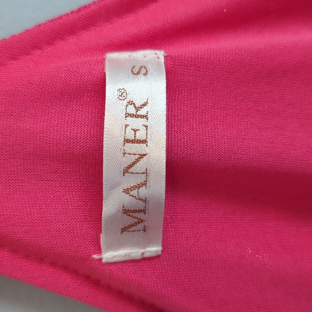 MANER Ombre Sequin Pink Racer Back Fully Lined Dress Size SMALL - Picture 2 of 10